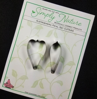 Alstroemeria Petal Cutter Set #2 By Simply Nature Botanically Correct Products® (Stainless Steel)